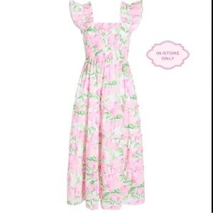 NWT Hill House Pink Hydrangea Dress